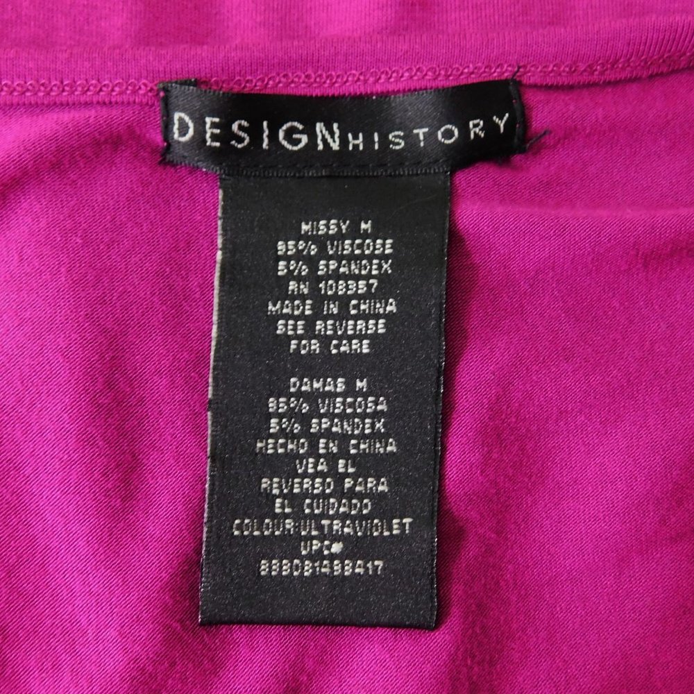 Design History Women Purple Shirt Top - Picture 3 of 4